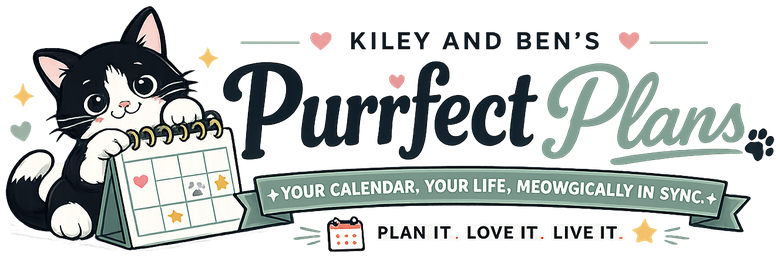 Kiley & Ben's Purrfect Plans — your calendar, your life, meowgically in sync